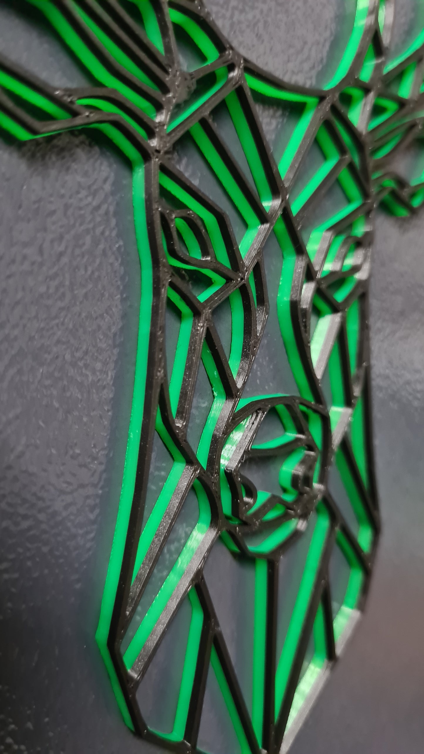 Deko-Hirsch, magnetisch, zweifarbig