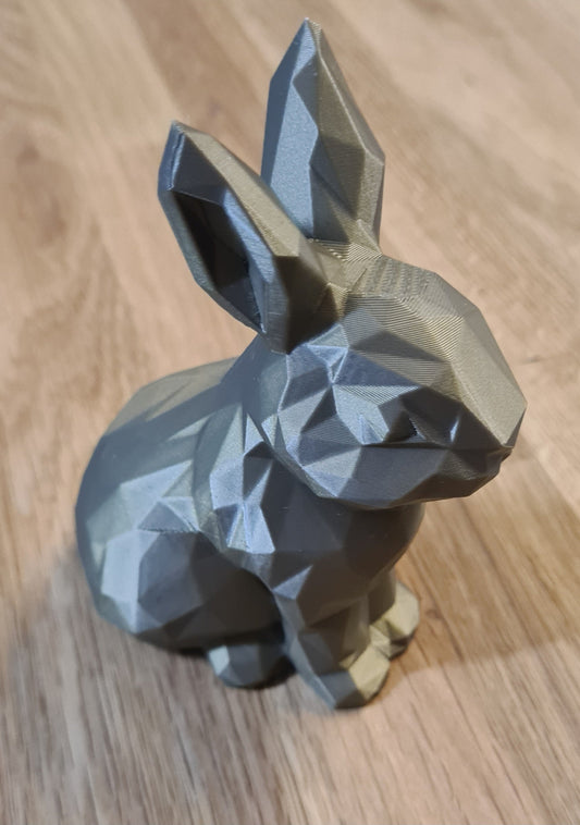 Deko Osterhase / Kaninchen im "Low Poly" Design