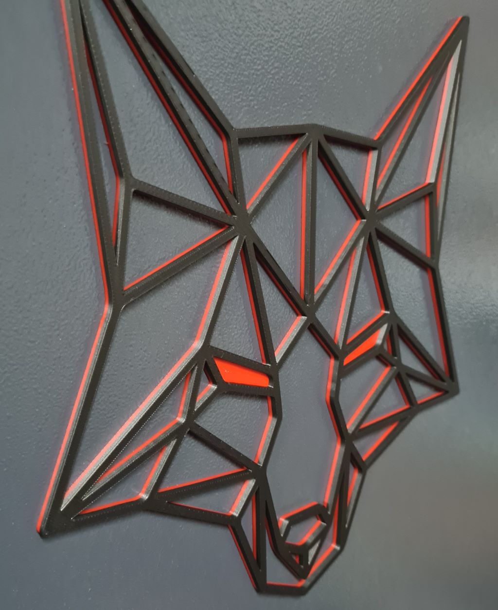 Deko-Fuchs, magnetisch, zweifarbig