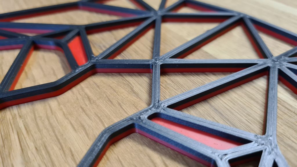 Deko-Fuchs, magnetisch, zweifarbig